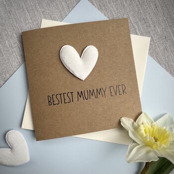 Bestest Mum/Mummy Ever Birthday Card, 3 of 5