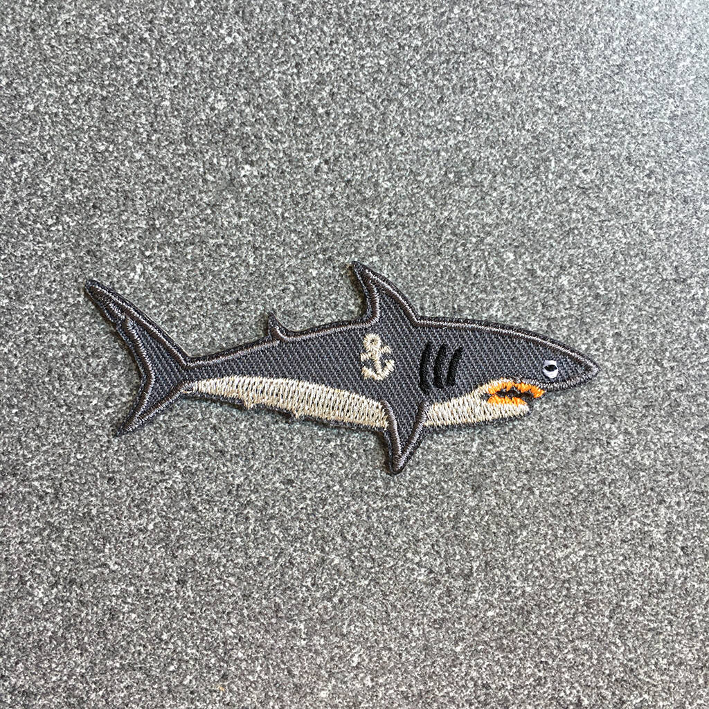 Shark Iron On Patch, 1 of 4