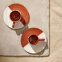 Terracotta Dipped Espresso Cup And Saucer, thumbnail 2 of 4
