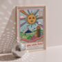 Glastonbury Postcard Retro Print, thumbnail 1 of 4