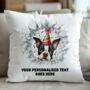 Personalised Boston Terrier Birthday Break Through Dog, thumbnail 5 of 8