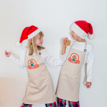 Personalised Family Matching Christmas Apron, 4 of 12