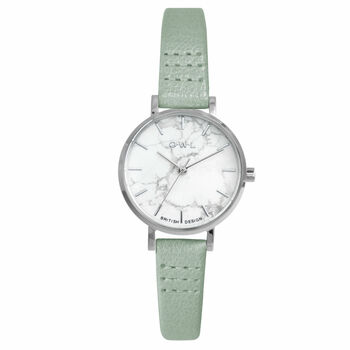 Amesbury Natural Stone Ladies Leather Watch, 4 of 6
