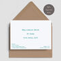 Modern At Home Invitations Eight Styles Thirty Colours, thumbnail 8 of 9