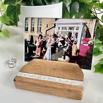 Personalised Wooden Photo Block, 7 of 12