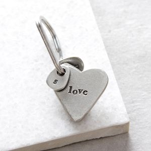 'Love' Heart Keyring By Kutuu | notonthehighstreet.com