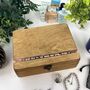 Personalised Wooden Anniversary Keepsake Box, thumbnail 2 of 12