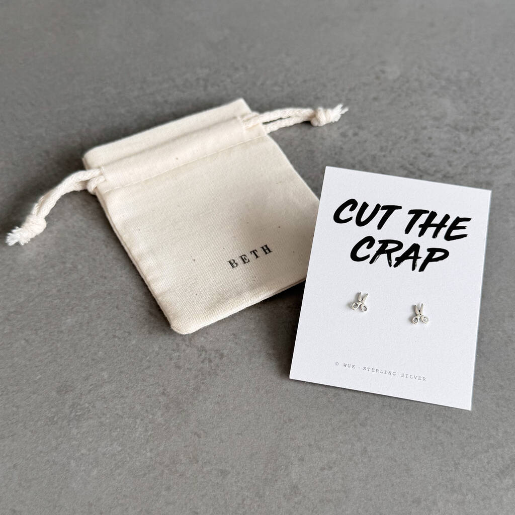 Scissor Earrings – Sterling Silver Hairdresser Gift, 1 of 8