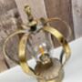 Gold Crown Battery Table Lamp Bedside Or Desk Light, thumbnail 4 of 10