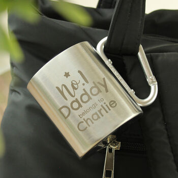Personalised Number One Daddy Stainless Steel Mug, 2 of 4
