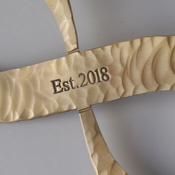 8th Anniversary Gift Bronze Infinity Sculpture, 5 of 12