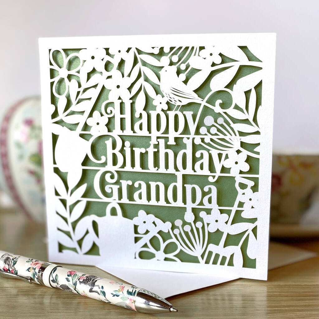 Personalised Gardening Happy Birthday Card By SAS Creative ...