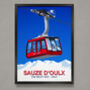 Sauze D'oulx Ski Resort Poster, thumbnail 1 of 6