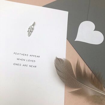 ‘Feathers Appear When Loved Ones Are Near’ Card, 6 of 7