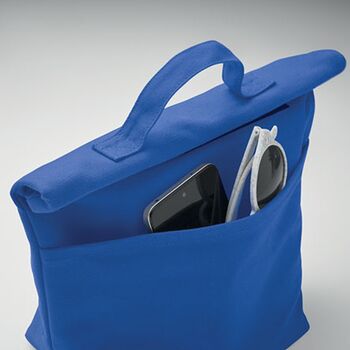 Recycled Cotton Rolltop Cooler Bag, 8 of 12