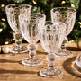 Set Of Four Bella Perle Glass Goblets, thumbnail 1 of 8