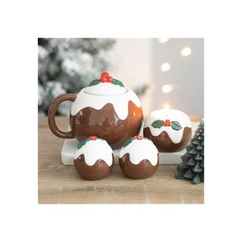 Christmas Pudding Tealight Candle Holder, 3 of 6