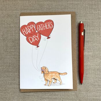 Cocker Spaniel Father's Day Card, 2 of 5