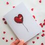 Love Heart Balloon Card, thumbnail 1 of 3