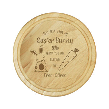 Easter Gift For Children Personalised Easter Bunny Treat Board, 2 of 7