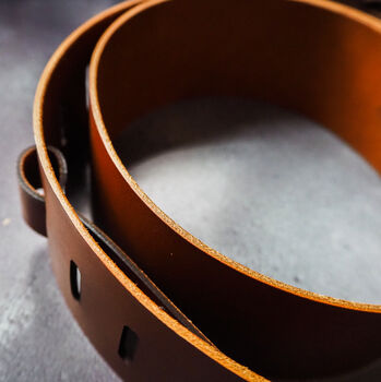Personalised Leather Guitar Strap, 8 of 9