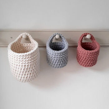 Hanging Crochet Basket, 6 of 12