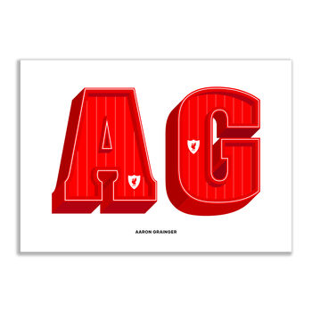 Liverpool, A To Z Football Prints And Posters, 2 of 6