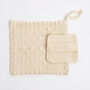 Face Cloth And Scrub Pad Crochet Kit, thumbnail 4 of 11