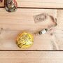 Mustard Yellow Traditional Indian Hand Painted Cow Bell, thumbnail 7 of 9