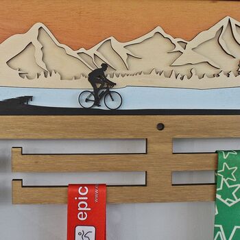 Cycling 3D Medal Hanger, 2 of 6