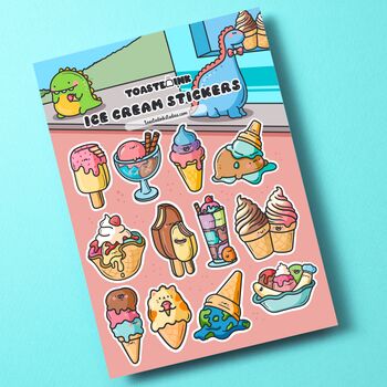 Ice Cream Sticker Sheet | Cute Stickers, 2 of 5