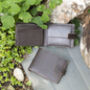 Men's Luxury Brown Leather Wallet Flip Up Rfid Safe, thumbnail 2 of 5