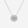 North Star Coin Pendant Necklace Sterling Silver, thumbnail 1 of 3
