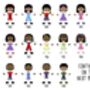 Personalised Family Stick People Print, thumbnail 10 of 12