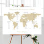 Where In The World Am I Sitting Map Table Plan, thumbnail 1 of 8
