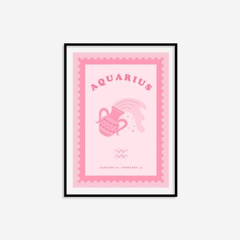 Children's Aquarius Zodiac Print, 7 of 7