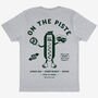 On The Piste Graphic Ski T Shirt In Grey, thumbnail 1 of 2