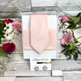 Vintage Rose Wedding Tie Set, thumbnail 4 of 10