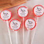 Save The Date Wedding Favour Lollipops, thumbnail 1 of 3