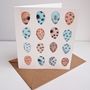 Hand Painted Bird Egg Birthday Easter Card, thumbnail 2 of 4