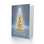 Merry And Bright Tree Christmas Card, thumbnail 2 of 4