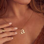 Large Letter Initial Necklace, thumbnail 2 of 9