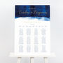 Grace Navy And Gold Wedding Table Plan, thumbnail 1 of 2