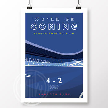 Hampden Park We'll Be Coming Poster, 2 of 6