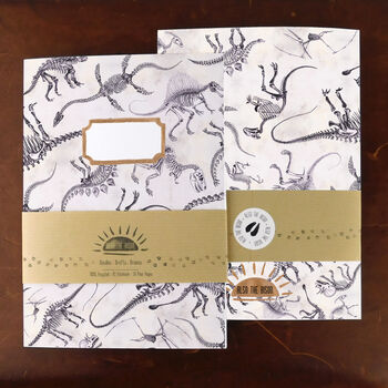 Mesozoic Dinosaur Print Journal And Notebook Set, 4 of 9