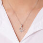 Pit Bull Sterling Silver Heart Necklace Personalised Gift, thumbnail 2 of 7