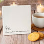 Square Porcelain Coaster 'I Hope You Know How Amazing You Are' Friendship Gift, thumbnail 1 of 2