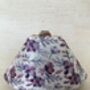 Purple Statement Handcrafted Floral Clutch Bag, thumbnail 5 of 6