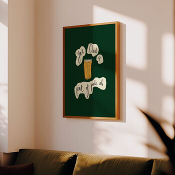 Get Dad Pale Ale Illustrated Art Print, 3 of 3