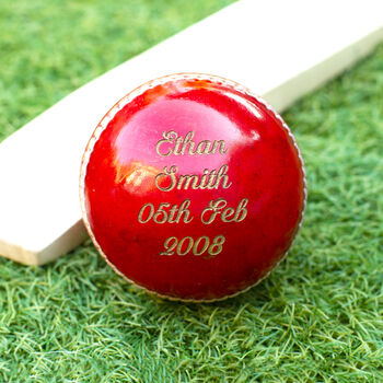 Personalised Cricket Ball, 2 of 8